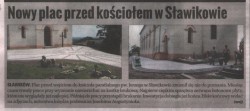 Remont placu przykościelnego 2014r. - gazety - zdjecie 1