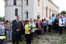 Pomnik ofiar tragedii na Odrze. Sławików, 16.05.2015r. - zdjecie 58