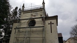 Remont dachu mauzoleum w Miejscu Odrz. 2016 - zdjecie 6