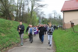 Krzyż przejmują przedstawiciele górników