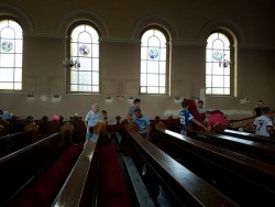Remont wnętrza kościoła w Sławikowie 2018r.- przygotowanie - zdjecie 8