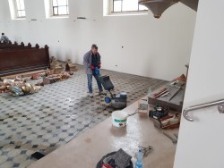 Remont wnętrza kościoła w Sławikowie 2018r.- 16.03.2019r. - zdjecie 22