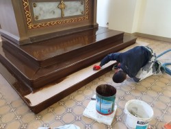 Remont wnętrza kościoła w Sławikowie 2018r.- 16.03.2019r. - zdjecie 41