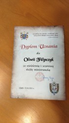 Dyplom uznania dla ministrantów 2025r. - zdjecie 3